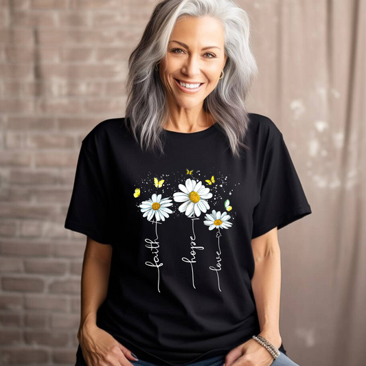 Daisies Faith Hope Love