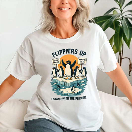 Flippers Up - I  Stand With the Penguins